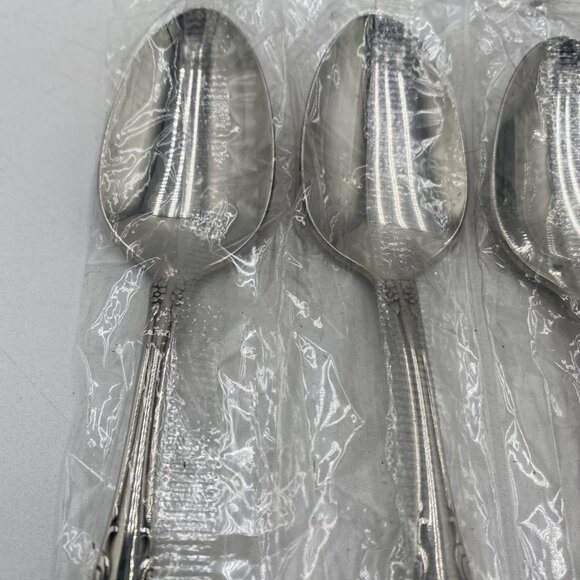 Oneida Stainless Steel Flatware Bourbon 6 Spoons 6"  New SIlverware SSS - Picture 3 of 7